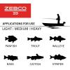 image:imageZebco 33 Spincast Fishing Reel Changeable Right or LeftHand Retrieve Builtin Bite Alert AllMetal Gears PreSpooled with Zebco Cajun Line33 Spincast Reel  Silver Clam Pkg