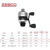 image:imageZebco 33 Spincast Fishing Reel Changeable Right or LeftHand Retrieve Builtin Bite Alert AllMetal Gears PreSpooled with Zebco Cajun Line33 Spincast Reel  Silver Clam Pkg