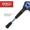 image:imageZebco Slingshot Spincast Reel and Fishing Rod Combo 2Piece Fishing Pole RightHand Retrieve PreSpooled with 10Pound Zebco LineBlue