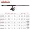 image:imageZebco Verge Spinning Reel and Fishing Rod Combo Changeable Right or LeftHand Retrieve PreSpooled with Zebco Fishing Line66 Rod  Size 30 Reel