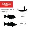 image:imageZebco Verge Spinning Reel and Fishing Rod Combo Changeable Right or LeftHand Retrieve PreSpooled with Zebco Fishing Line66 Rod  Size 30 Reel