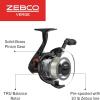 image:imageZebco Verge Spinning Reel and Fishing Rod Combo Changeable Right or LeftHand Retrieve PreSpooled with Zebco Fishing Line66 Rod  Size 30 Reel