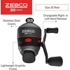 image:imageZebco 33 Rhino Tough Spincast Reel and 2Piece Fishing Rod Combo Durable EGlass Rod with ComfortGrip Handle Quickset AntiReverse Fishing Reel with Bite Alert33 Rhino  6 Foot