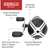 image:imageZebco Bullet MG Spincast Fishing Reel Size 30 Reel UltraLightweight Magnesium Body Changeable Right or LeftHand Retrieve Oversized NonSlip Handle Knob Dark SilverSize 30 Reel