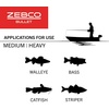 image:imageZebco Bullet Spincast Reel and Fishing Rod Combo IM8 Graphite Fishing Pole with MaxTac Grip Rod Handle Changeable Right or LeftHand Retrieve BlackClassic