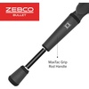 image:imageZebco Bullet Spincast Reel and Fishing Rod Combo IM8 Graphite Fishing Pole with MaxTac Grip Rod Handle Changeable Right or LeftHand Retrieve BlackClassic