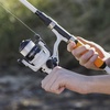 image:imageZebco Roam Spinning Reel and Fishing Rod Combo 6Foot Fiberglass Fishing Pole Split ComfortGrip Handle SoftTouch Handle Knob Changeable Right or LeftHand RetrieveSize 30 Reel  66 Rod  Orange