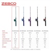 image:imageZebco Splash Spincast Reel and Fishing Rod Combo Fiberglass Rod Ball Bearing System All Metal Gears 8Pound LineGrunge Green
