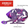 image:imageZebco Splash Spincast Reel and Fishing Rod Combo Fiberglass Rod Ball Bearing System All Metal Gears 8Pound LineTidepool Purple
