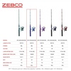 image:imageZebco Splash Spinning Reel and Fishing Rod Combo Fiberglass Rod 2Bearings All Metal Gears 521 Gear RatioTidepool Blue