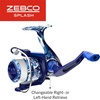 image:imageZebco Splash Spinning Reel and Fishing Rod Combo Fiberglass Rod 2Bearings All Metal Gears 521 Gear RatioTidepool Blue