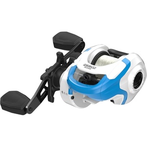 image:imageZebco Roam Baitcast Fishing Reel Size 100 Reel RightHand Retrieve Oversized Handle Knobs Zero Friction Spool Design Lightweight Graphite Frame Blue