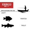 image:imageZebco 33 Cork Reel and Fishing Rod Combo Graphite Rod with Cork Handle QuickSet AntiReverse Fishing Reel with Bite Alert55 Foot  Micro Spincast