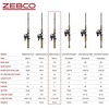 image:imageZebco 33 Cork Reel and Fishing Rod Combo Graphite Rod with Cork Handle QuickSet AntiReverse Fishing Reel with Bite Alert55 Foot  Micro Spincast