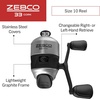 image:imageZebco 33 Cork Reel and Fishing Rod Combo Graphite Rod with Cork Handle QuickSet AntiReverse Fishing Reel with Bite Alert55 Foot  Micro Spincast
