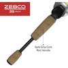 image:imageZebco 33 Spincast Reel and 2Piece Fishing Rod Combo Fiberglass Rod with Comfortable SplitGrip Cork Handle Instant AntiReverse Fishing Reel6 Foot  Spincast