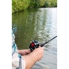 image:imageZebco 404 Spincast Reel and Fishing Rod Combo 56 2Piece Durable Fiberglass Rod with EVA Handle Quickset AntiReverse Reel with Builtin Bite Alert 28Piece Tackle PackBlackRed