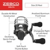 image:imageZebco Delta Spincast Reel and Fishing Rod Combo Instant AntiReverse Clutch Changeable Right or LeftHand Retrieve PreSpooled with Zebco Fishing Line56 Rod  Size 20 Reel
