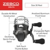image:imageZebco Delta Spincast Reel and Fishing Rod Combo Instant AntiReverse Clutch Changeable Right or LeftHand Retrieve PreSpooled with Zebco Fishing Line62 Rod  Size 30 Reel