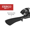 image:imageZebco Dock Spincast Reel and Fishing Rod Combo 42Inch Durable ZGlass Rod Quickset AntiReverse Fishing Reel Silver35 Foot