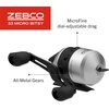image:imageZebcoProstaff Spincast ComboSilver