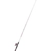 image:imageZebco 33 Spincast Reel and Fishing Rod Combo 6Foot 2Piece Durable Fiberglass Fishing Pole QuickSet AntiReverse Fishing Reel with Bite Alert Pink