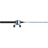 image:imageZebco Salt Fisher 33 Spincast Reel and Fishing Rod Combo 6Foot 6Inch 2Piece MediumHeavy Power ModerateFast Action Fiberglass Rod Interchangeable Retrieve 12Pound Line BlueSilver