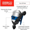 image:imageZebco Salt Fisher 33 Spincast Reel and Fishing Rod Combo 6Foot 6Inch 2Piece MediumHeavy Power ModerateFast Action Fiberglass Rod Interchangeable Retrieve 12Pound Line BlueSilver