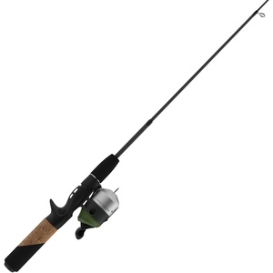 image:imageZebco 33 Micro Adventure Spincast Reel and Fishing Rod Combo 36Inch Telescopic Rod UltraLight Power Moderate Action SilverGreen